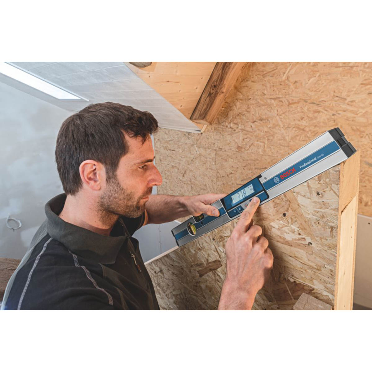 Bosch Digital Inclinometer 60cm Angle Finder Precise LCD Display Aluminium - Image 3