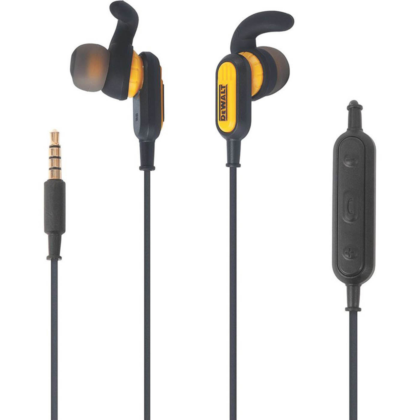 DEWALT Jobsite Wired Noise Cancelling Earphones - Image 1