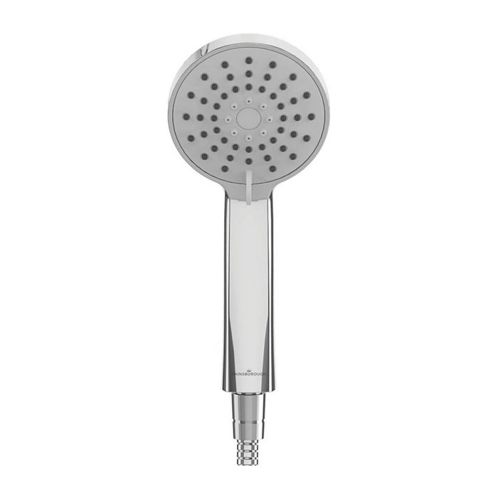 Mixer Shower Set Thermostatic Chrome Exposed Twin Head Round 3-Spray Pattern - Image 4