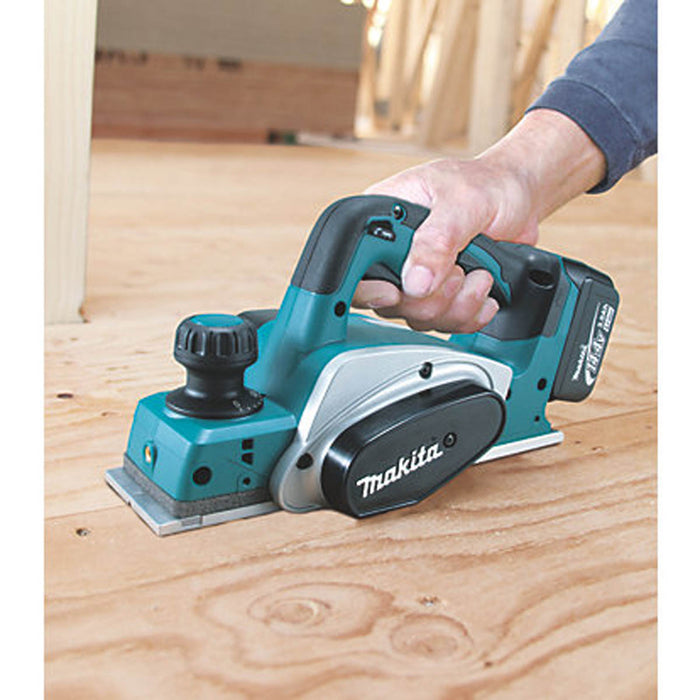 Makita Planer Cordless Li-Ion DKP180Z Soft Grip Compact Powerful Body Only - Image 4