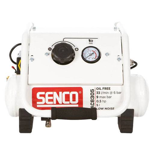 Senco Air Compressor Low Noise Electric AC8305 Brushless 5L Oil-Free 350W - Image 1
