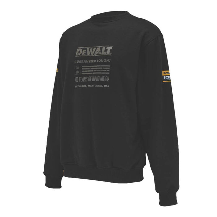 DeWalt 100 Year Graphic Sweatshirt Grey Large 42-44" Chest - Image 3