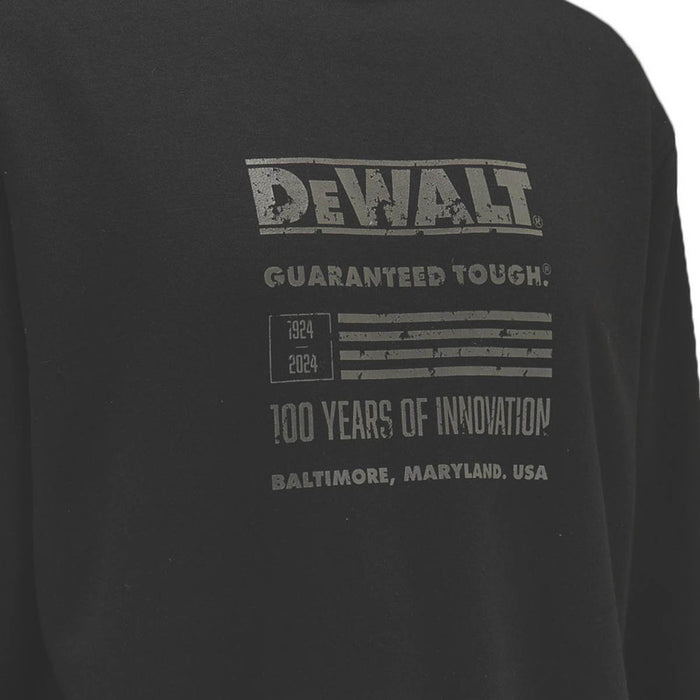 DeWalt 100 Year Graphic Sweatshirt Grey Large 42-44" Chest - Image 4