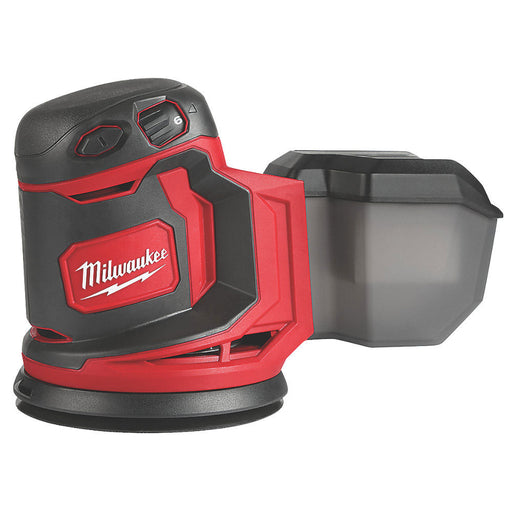 Milwaukee Orbit Sander Cordless Random M18BOS125-0 18V Li-Ion RedLithium Bare - Image 1