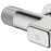 Swirl Mixer Shower Thermostatic Chrome Plated Push Button Round Rear-Fed Exposed - Image 2