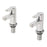 Bath Pillar Taps Bathroom Chrome Lever Deck-Mounted For High And Low Pressure - Image 2
