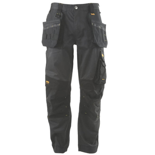 DeWalt Work Trousers Holster Charcoal Grey 8 Pockets Slim Breathable 36" W 31" L - Image 1