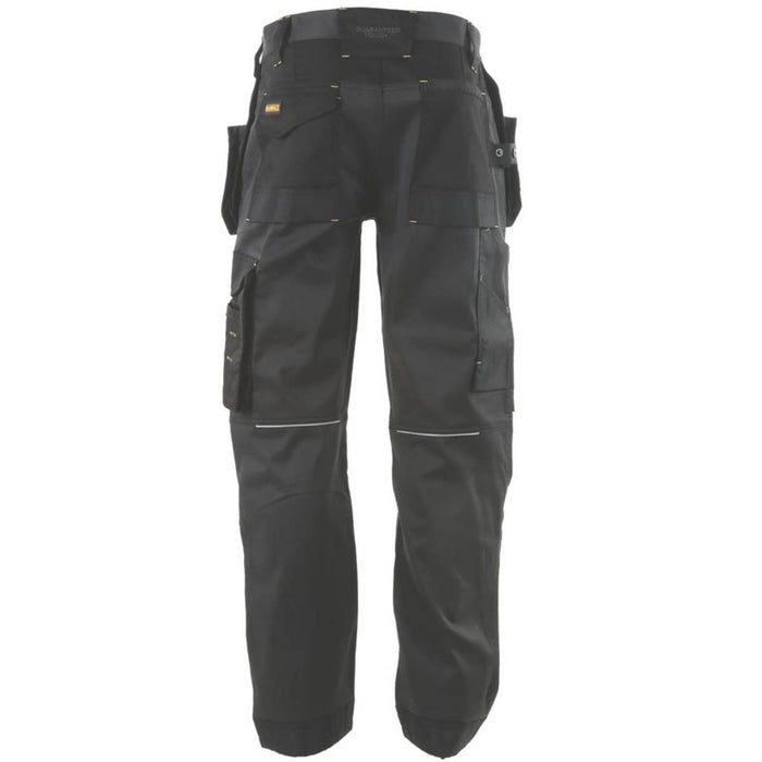 DeWalt Work Trousers Holster Charcoal Grey 8 Pockets Slim Breathable 36" W 31" L - Image 4