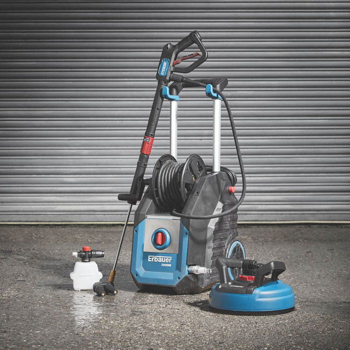 Erbauer Pressure Washer Electric EBPW3000 Jet Wash Garden Patio Car Cleaner 3kW - Image 3