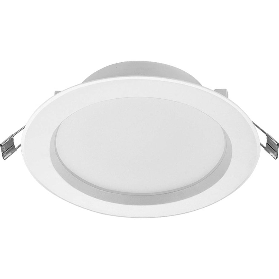 Luceco LED Downlight White Round Recessed Neutral White Carbon 145mm 1000lm 9.5W - Image 1