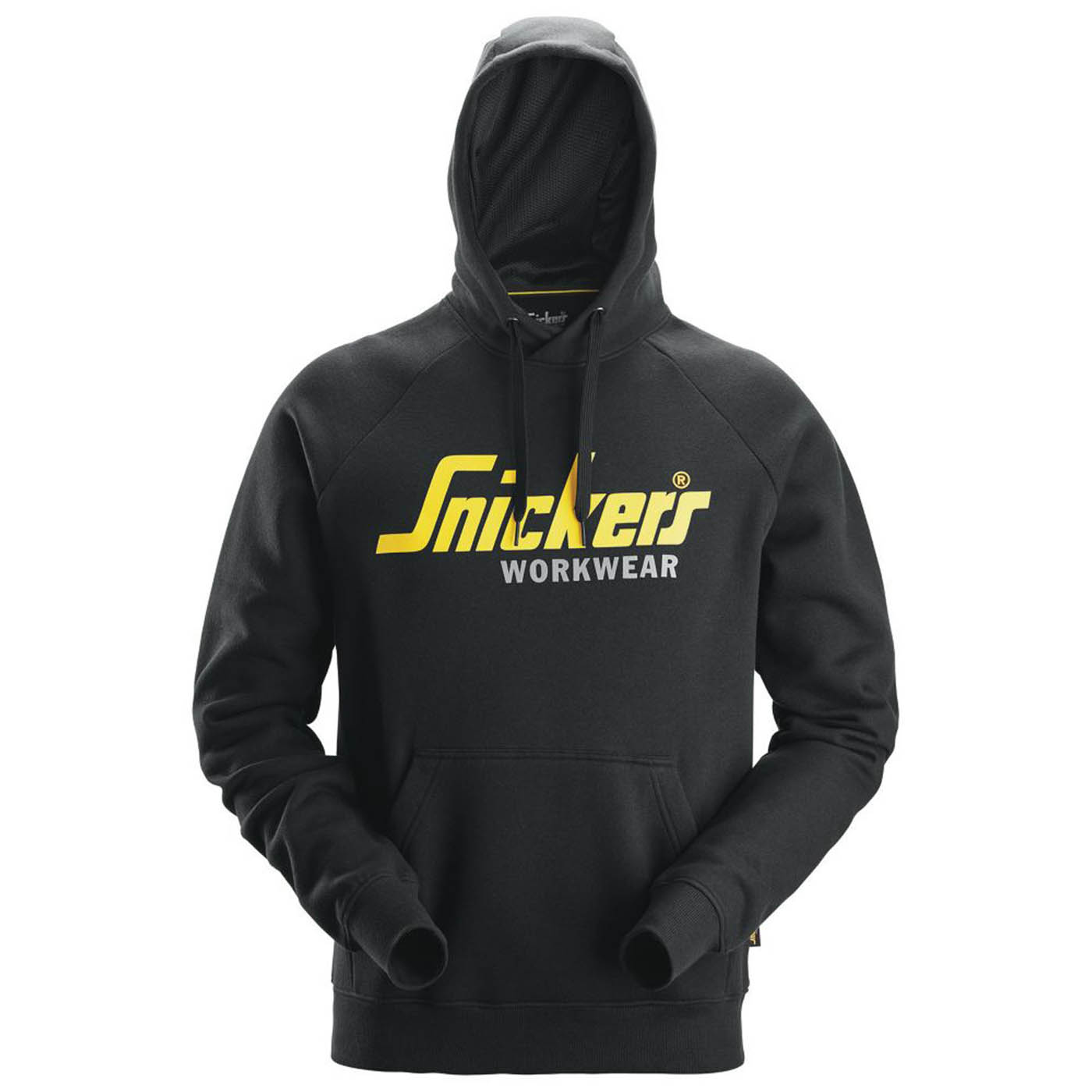Snickers Hoodie 2899 Classic Logo 1 Pocket Black Breathable Large 43" Chest - Image 1