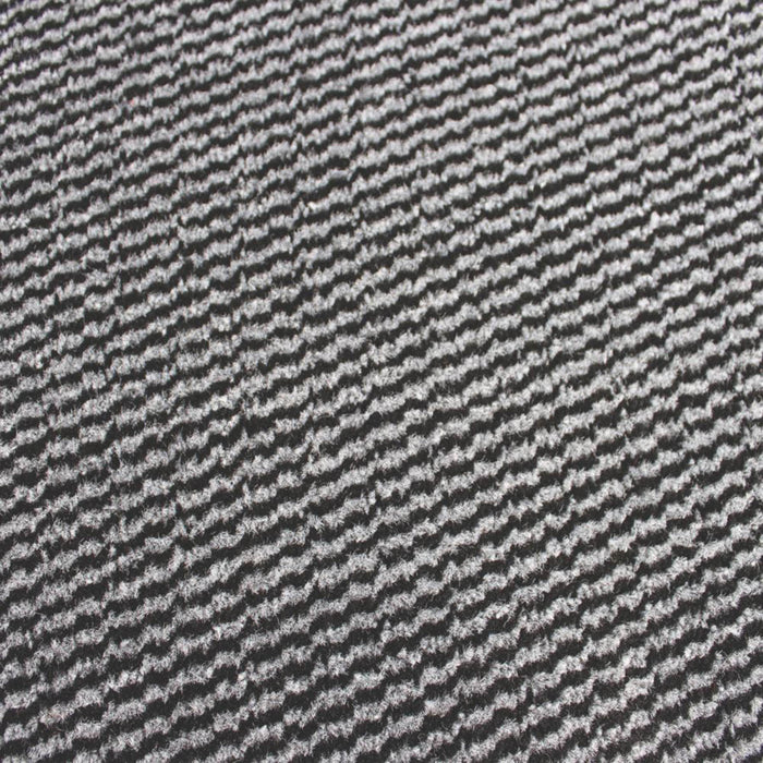 Entrance Door Mat Heavy Duty Black Grey Non Slip Indoor Floor Rug 180x120cm - Image 2