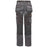 Work Trousers Stretch Holster Mens Regular Fit Multi Pocket Grey Black 30"W 30"L - Image 2