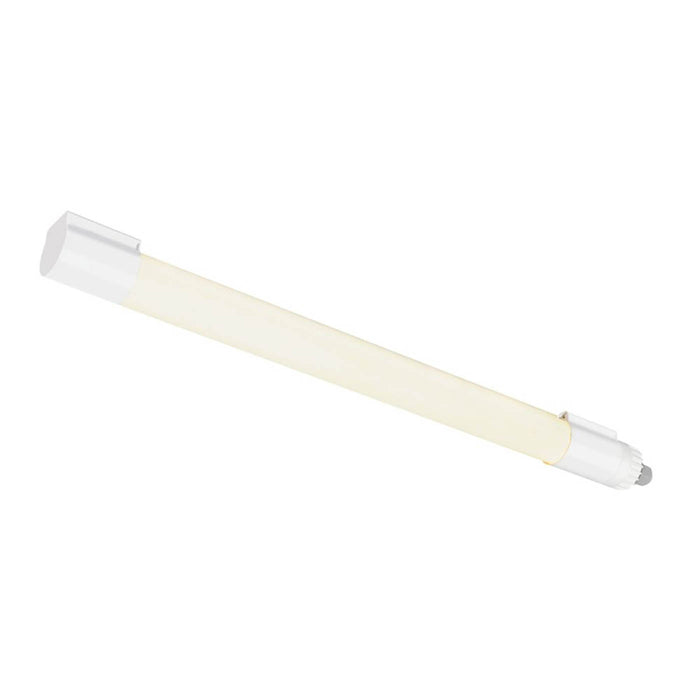 LED Batten Light Slimline Single Tube Warm White 3000lm Indoor Ceiling/Wall 4FT - Image 1