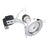 LED Downlight Contractor Light Round Warm White Chrome GU10 350lm 3.5W Set Of 10 - Image 2