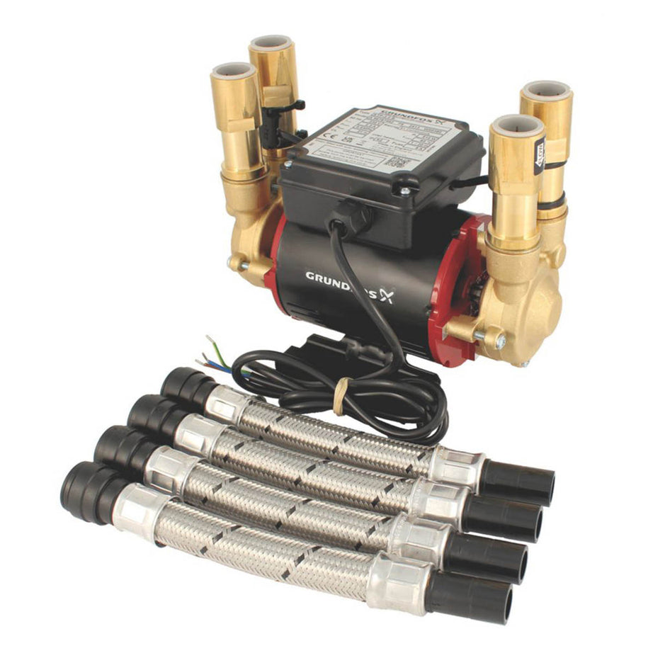 Grundfos STP-2.0 B Regenerative Twin Positive Head Shower Pump 2.0bar - Image 1