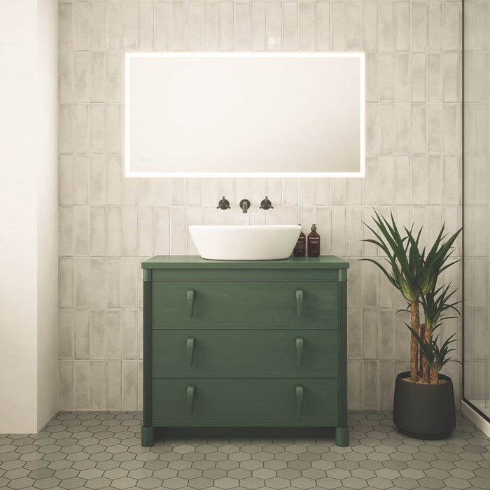 Bathroom Mirror Illuminated LED 2900lm Dimmable Touch Control Modern 600x1150mm - Image 2