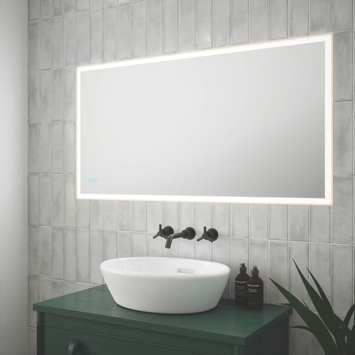 Bathroom Mirror Illuminated LED 2900lm Rectangular Dimmable Wall-Mounted 19.5W - Image 3