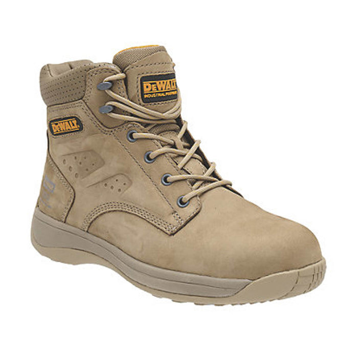 DeWalt Safety Boots Mens Standard Fit Stone Leather Work Shoes Steel Toe Size 12 - Image 1