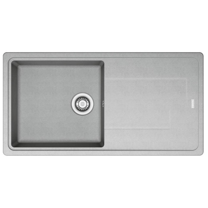 Kitchen Sink 1 Bowl Reversible Drainer Composite Rectangular Grey Waste Durable - Image 2