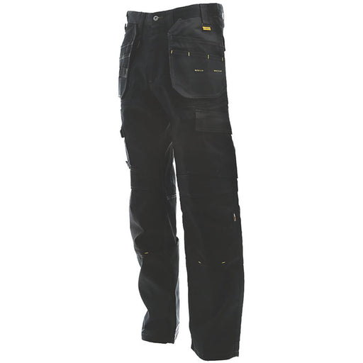 DeWalt Pro Tradesman Work Trousers Black 36" W 29" L - Image 1