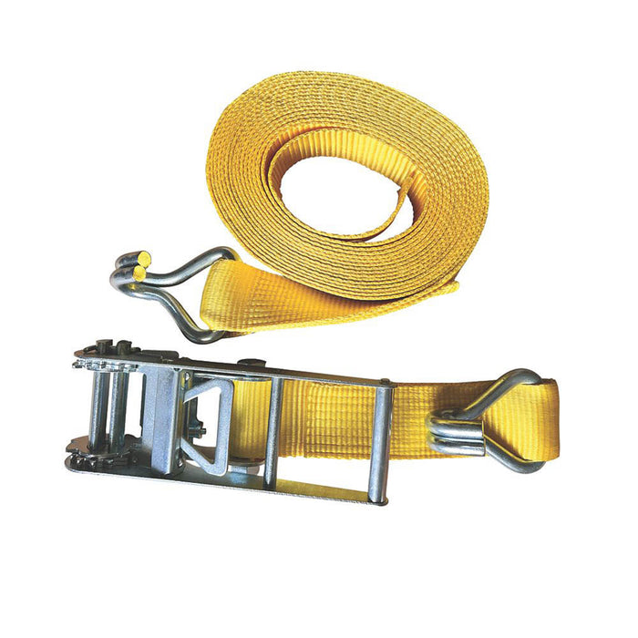Smith And Locke Strap Ratchet Tie-Down J-Hooks 10m Quick Release Heavy Duty - Image 1
