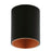 LED Ceiling Light Black Copper Cylinder Modern Minimalist Warm White Bedroom - Image 1