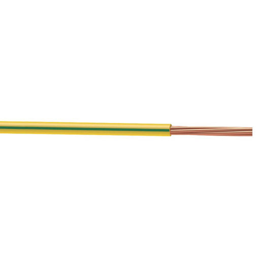 Time Conduit Cable 6491X Green/Yellow 1-Core 16mm² PVC Sheathed Indoor 10m Coil - Image 1
