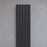 Kudox Vertical Radiator Aluminium Lightweight Design 1800 x 470mm Black 1171W - Image 5