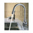 Kitchen Pull Out Tap Mono Mixer Chrome Single Lever Modern High Pressure Deck - Image 4