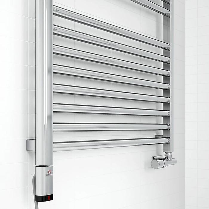 Towel Radiator Heating Element Thermostatic Chrome Antifreeze Protection 400W - Image 2