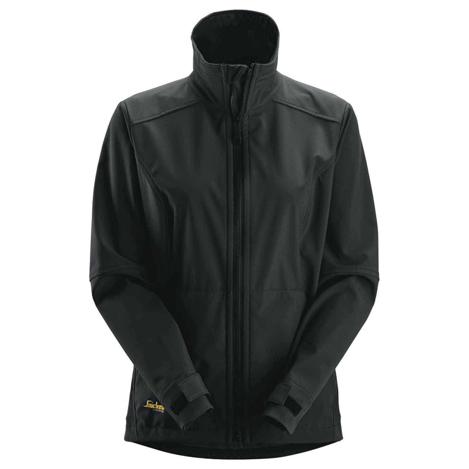 Snickers 1247 Womens Softshell Jacket Black Size 8-10 - Image 1