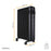 Oil-Filled Radiator Electric Freestanding Smart Portable 9 Fin Black 2000W - Image 6