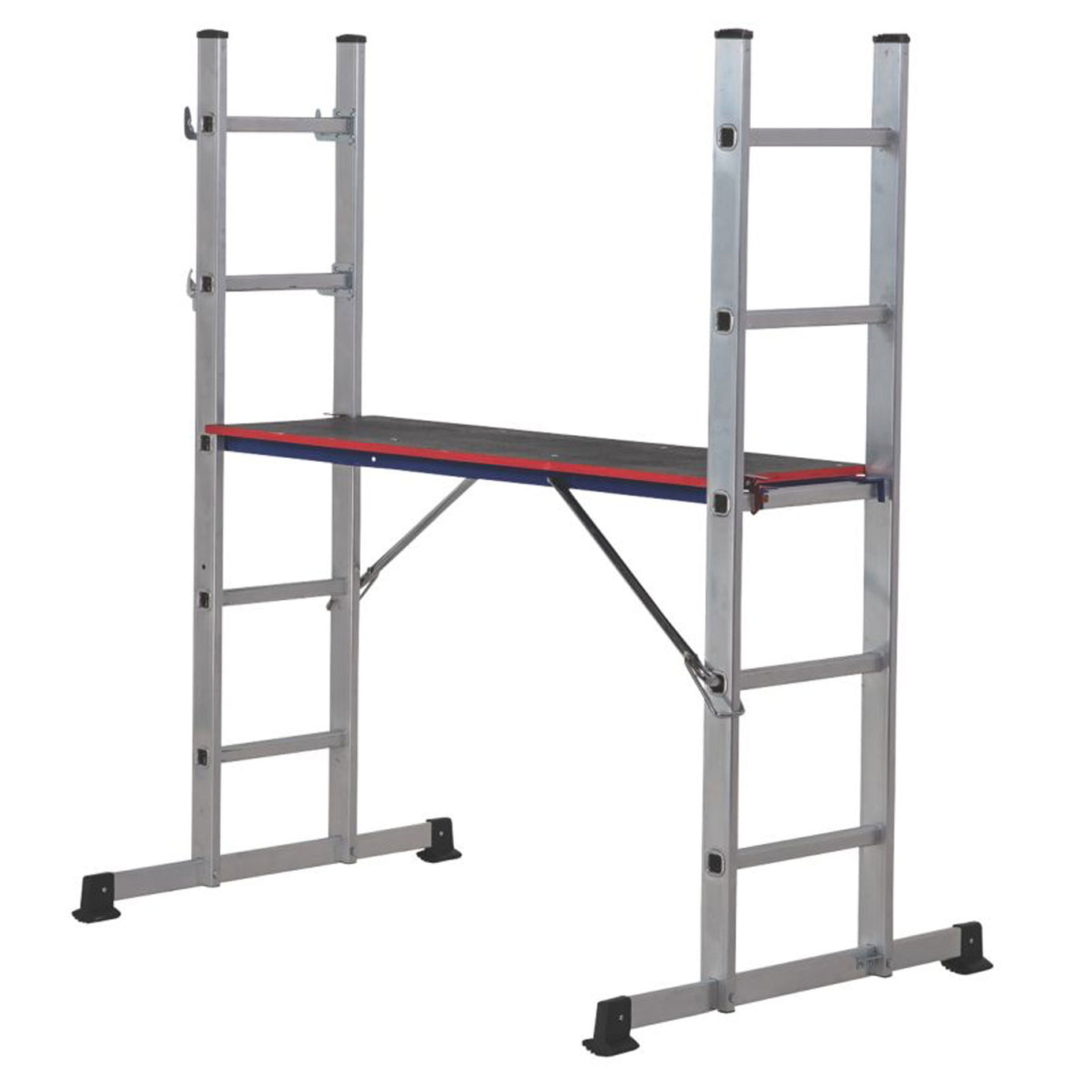 Werner Combination Stepladder With Platform 5 Way 3 Section Non-Slip 2.48m - Image 1