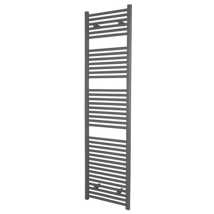 Towel Rail Radiator Anthracite Flat Bathroom Warmer 1800 x 500mm 2965BTU - Image 1