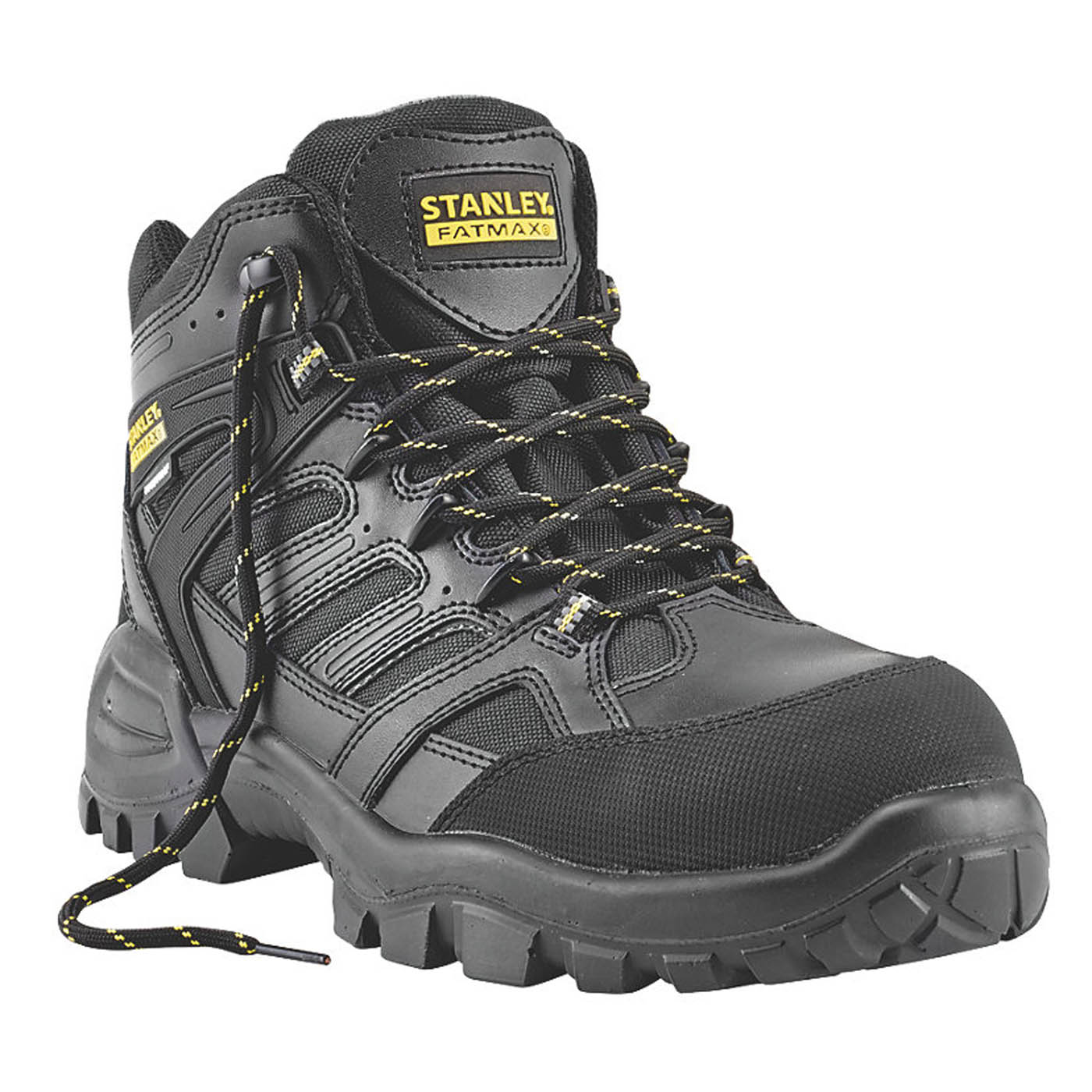 Stanley Safety Boots Mens Standard Fit Black Waterproof Steel Toe Size 10 - Image 3