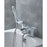 Watersmith Bath Shower Mixer Tap Modern Niagara Waterfall Double Lever Chrome - Image 3