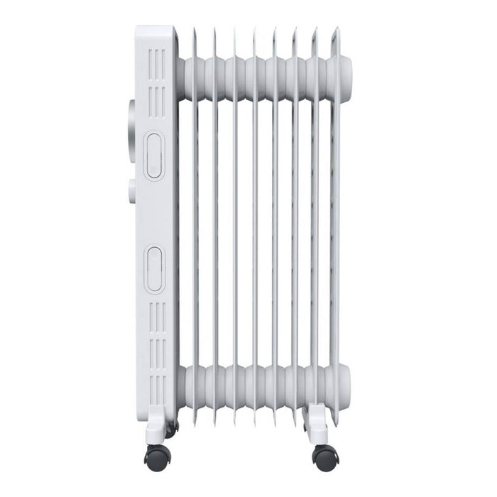 Blyss Oil-Filled Radiator 2000W Electric NY2009-24M Metal White Freestanding - Image 5