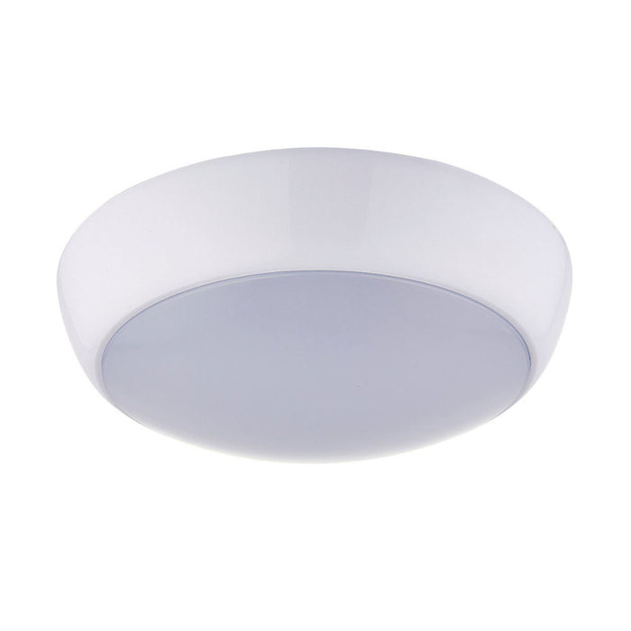 LED Wall Ceiling Light Cool White Bulkhead Gloss Round IP44 Indoor Outdoor - Image 4