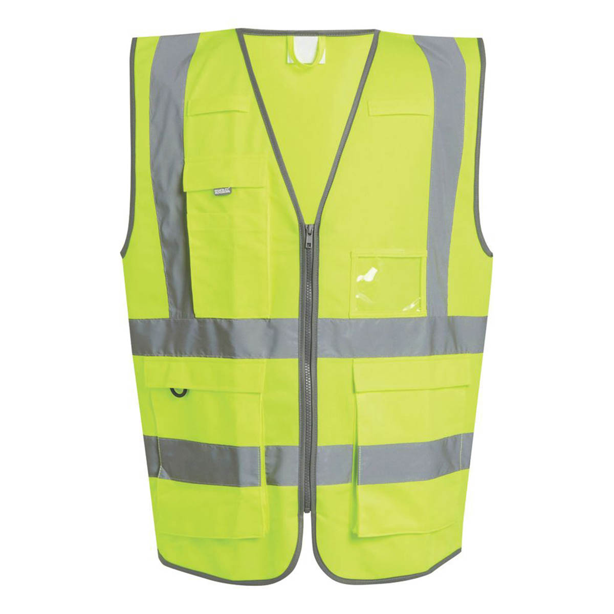 Regatta Hi-Vis Vest Yellow Reflective 3 Pockets Comfortable Size M 39.5" Chest - Image 1