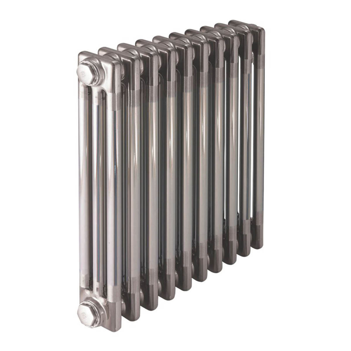Acova 3 Column Radiator Raw Metal Horizontal Steel Central Heating H60xW81.2cm - Image 1