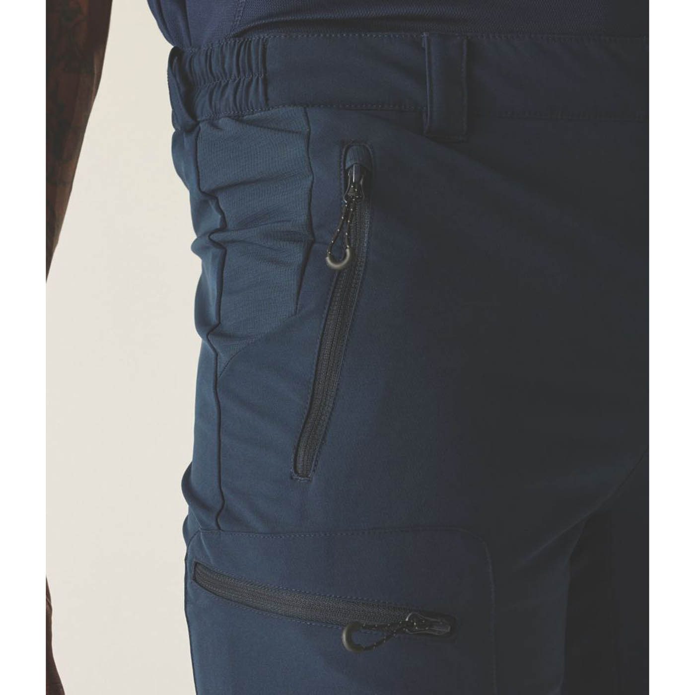 Regatta Work Shorts Mens Navy Stretch Water Repellent Multi Pockets Comfort 34W - Image 3
