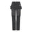 Site Safety Trousers Womens Regular Fit Black Grey Multi Pocket Size 18 31"L - Image 2