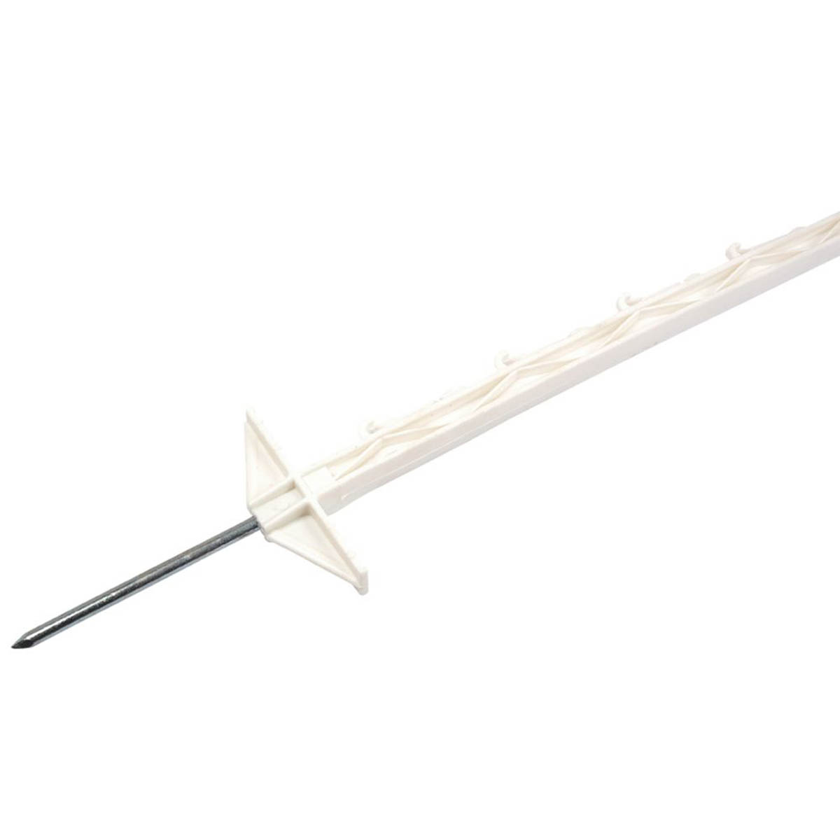 Stockshop Multi-Wire Polyposts Temporary Fence White UV-Resistant 1.05M 30 Pack - Image 2