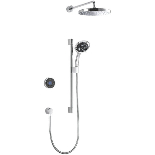 Mira Mixer Shower Digital Dual Outlet Black Chrome 4-Spray Pattern Thermostatic - Image 1