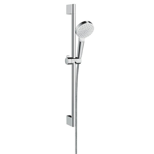 Shower Kit Set Chrome White Brass Adjustable EcoSmart Modern Design Round - Image 1