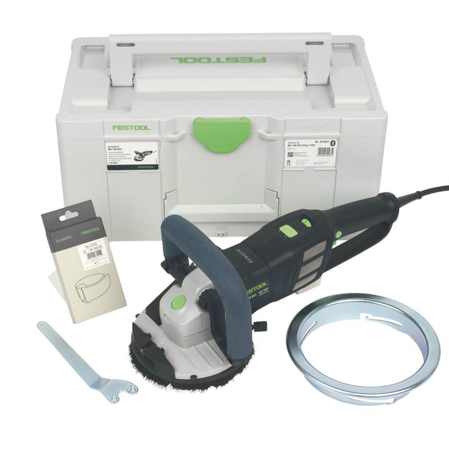 Festool Surface Restoration Grinder Electric RG 130 ECI-Plus RENOFIX 130mm 110V - Image 1