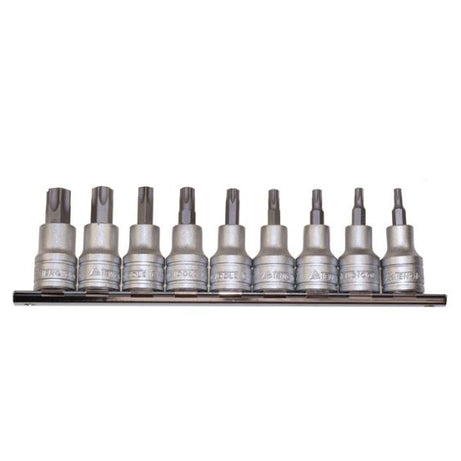 Teng Tools 3/8" Drive TPX Socket Rail Set 9 Pieces - Image 1