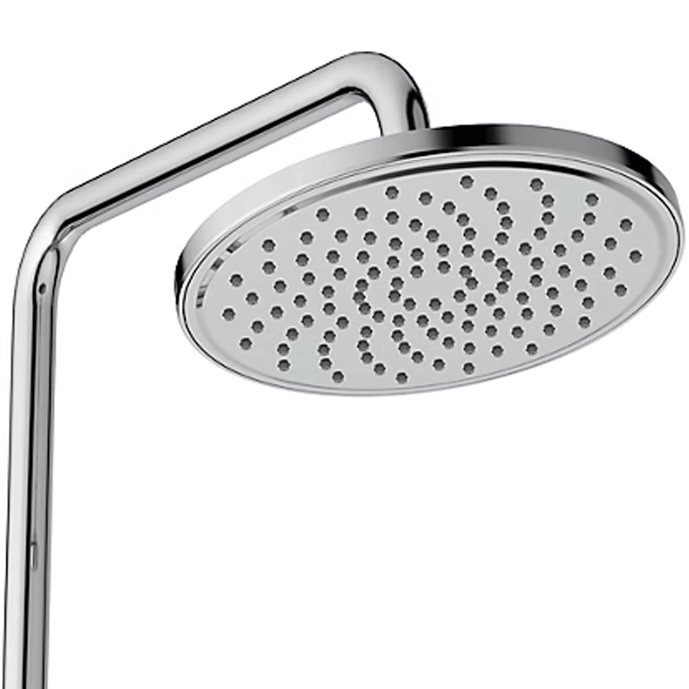 Thermostatic Mixer Shower Chrome Exposed 2 Spray Patterns Twin Round Head - Image 5