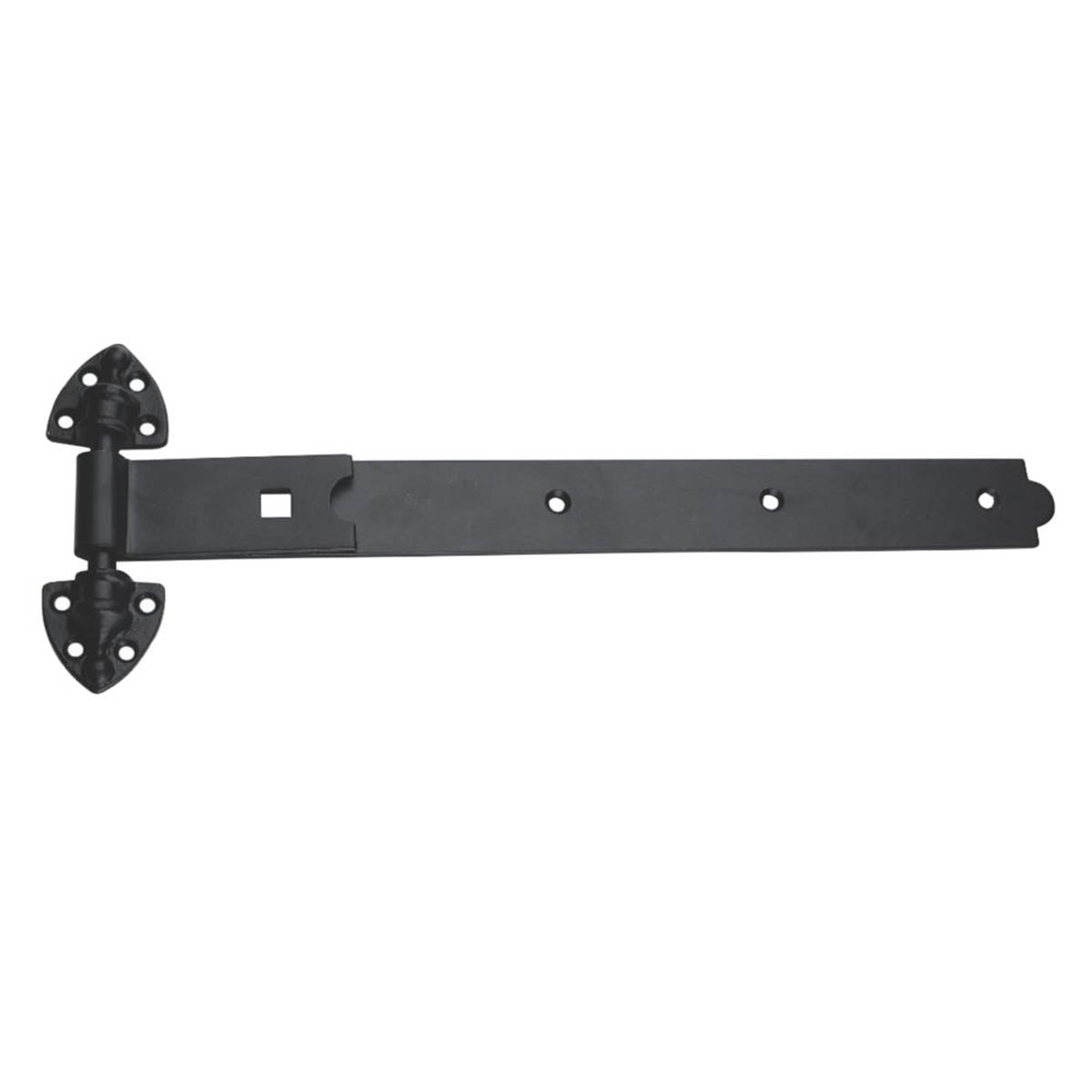 Smith & Locke Gate Hinges Heavy Duty Reversible Black Straight Durable Pack Of 2 - Image 1